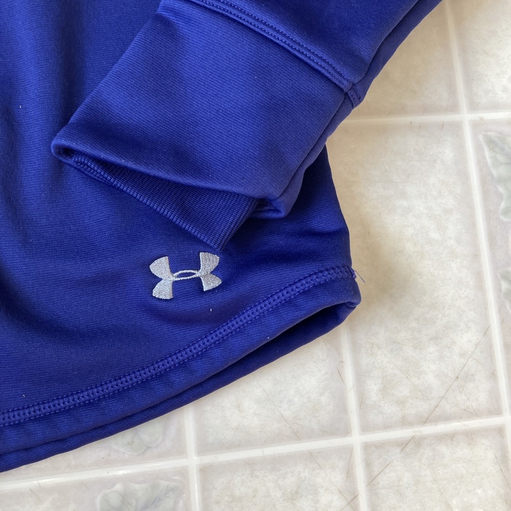 Under Armour ColdGear Storm‎ 1 Pullover Mens Small Purple 1/4 Zip Running - Picture 2 of 6